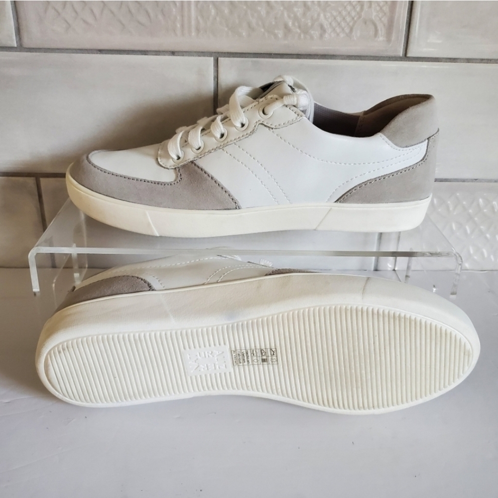 NWT Naturalizer 9.5 Modern Contemporary Academia Tennis Prep Leather Sneakers - Picture 8 of 10
